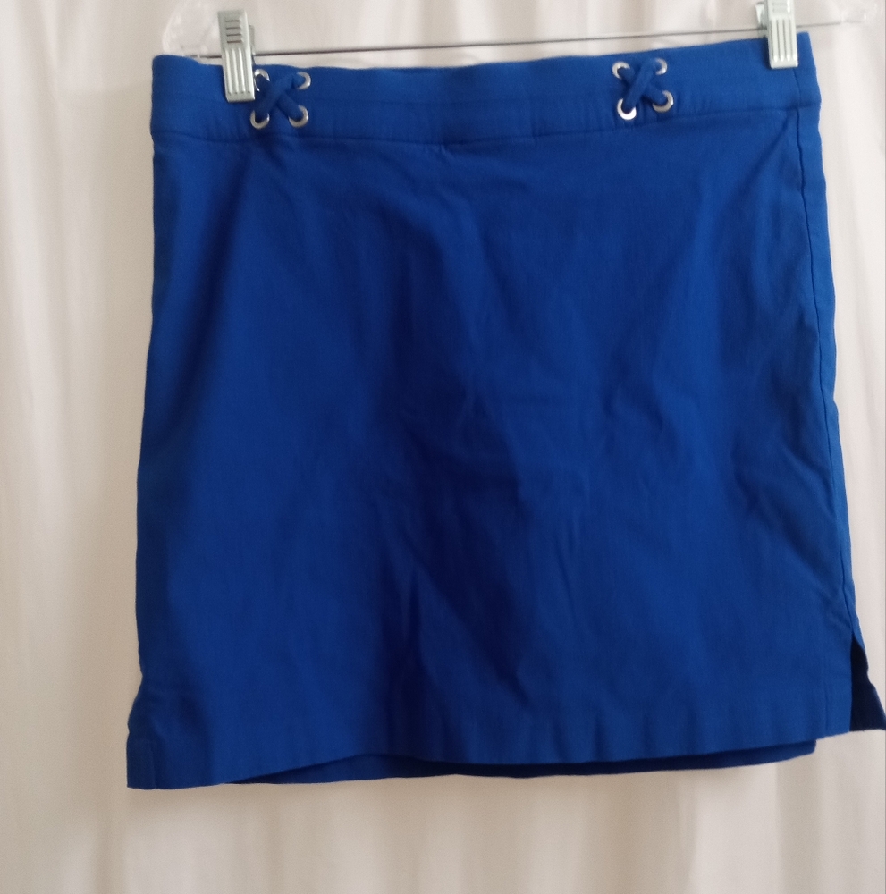 Rafella Summer Jewel Blue Skorts - Size: S - Picture 10 of 14
